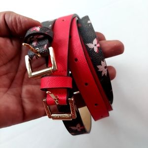 Michael Kors 2 for 1 Belts. Size Small.